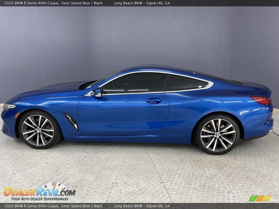 Sonic Speed Blue 2020 BMW 8 Series 840i Coupe Photo #3