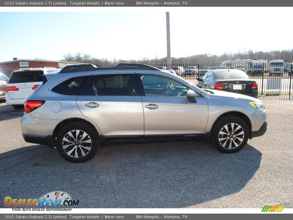 2015 Subaru Outback 2.5i Limited Tungsten Metallic / Warm Ivory Photo #6