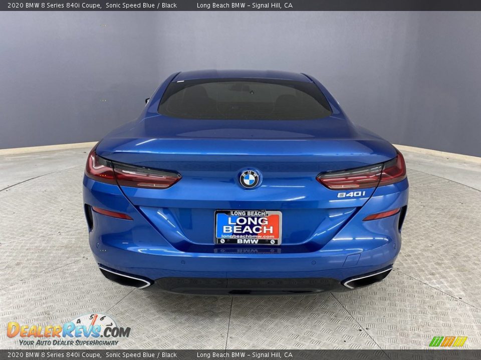 2020 BMW 8 Series 840i Coupe Sonic Speed Blue / Black Photo #4