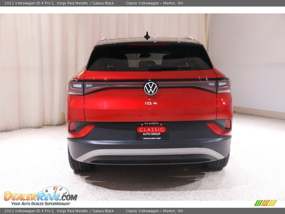 2021 Volkswagen ID.4 Pro S Kings Red Metallic / Galaxy Black Photo #25