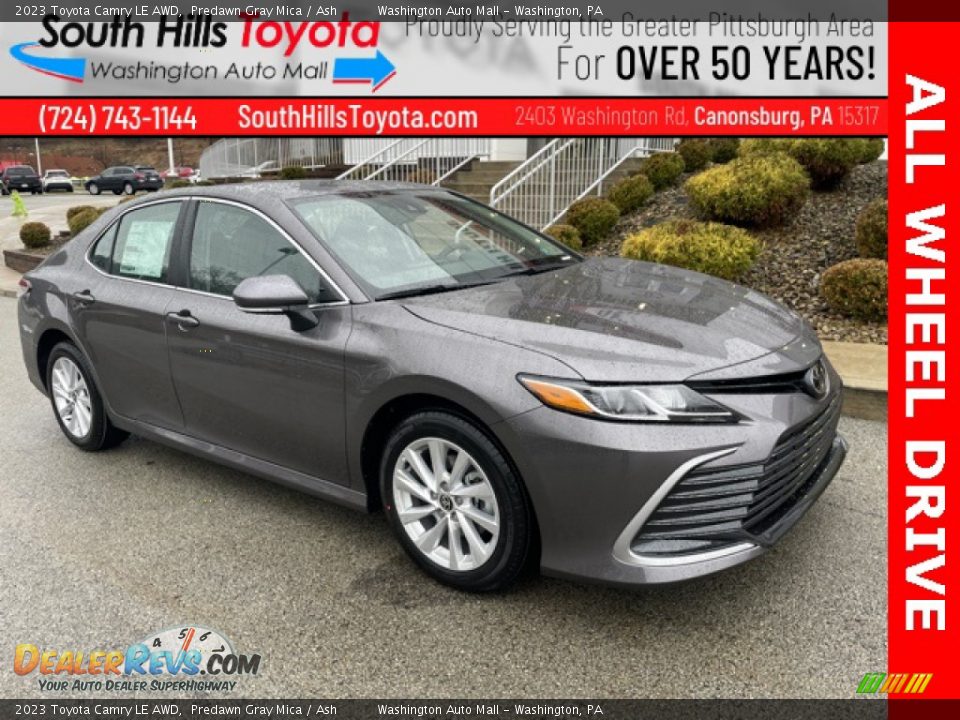 2023 Toyota Camry LE AWD Predawn Gray Mica / Ash Photo #1