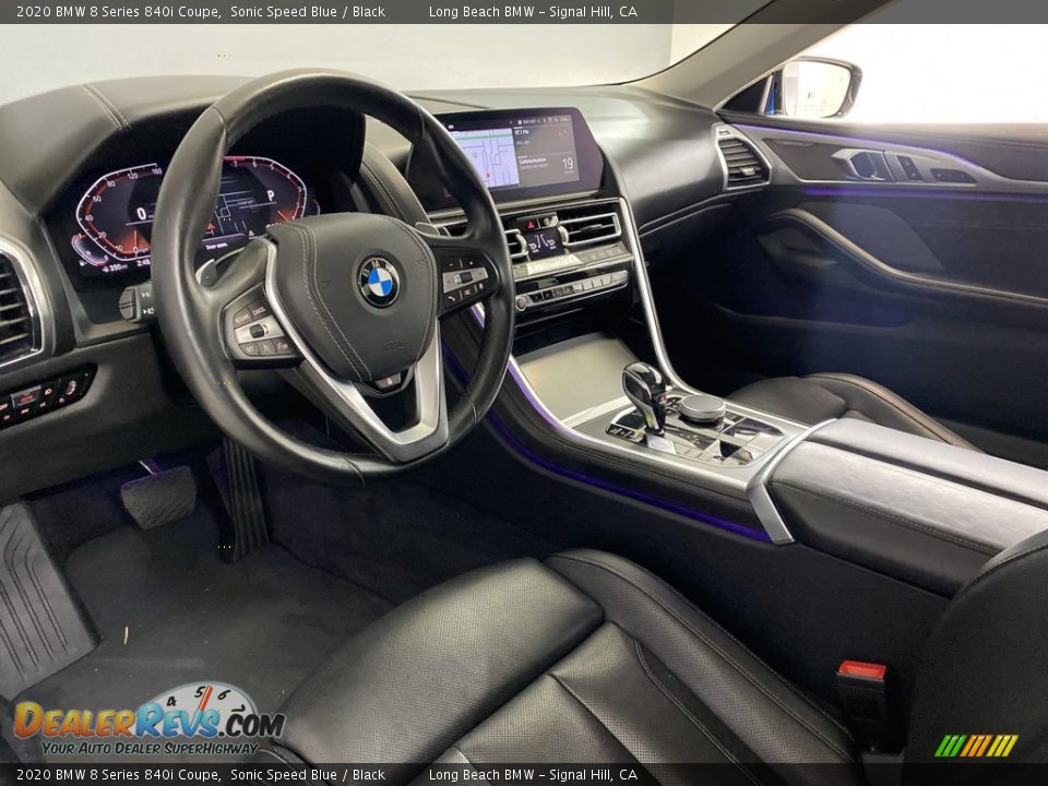 Black Interior - 2020 BMW 8 Series 840i Coupe Photo #15