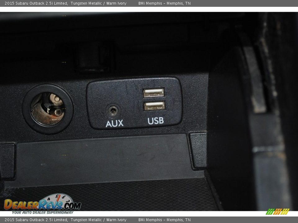 2015 Subaru Outback 2.5i Limited Tungsten Metallic / Warm Ivory Photo #21