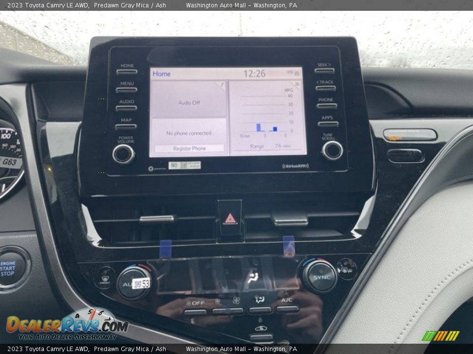 Controls of 2023 Toyota Camry LE AWD Photo #10