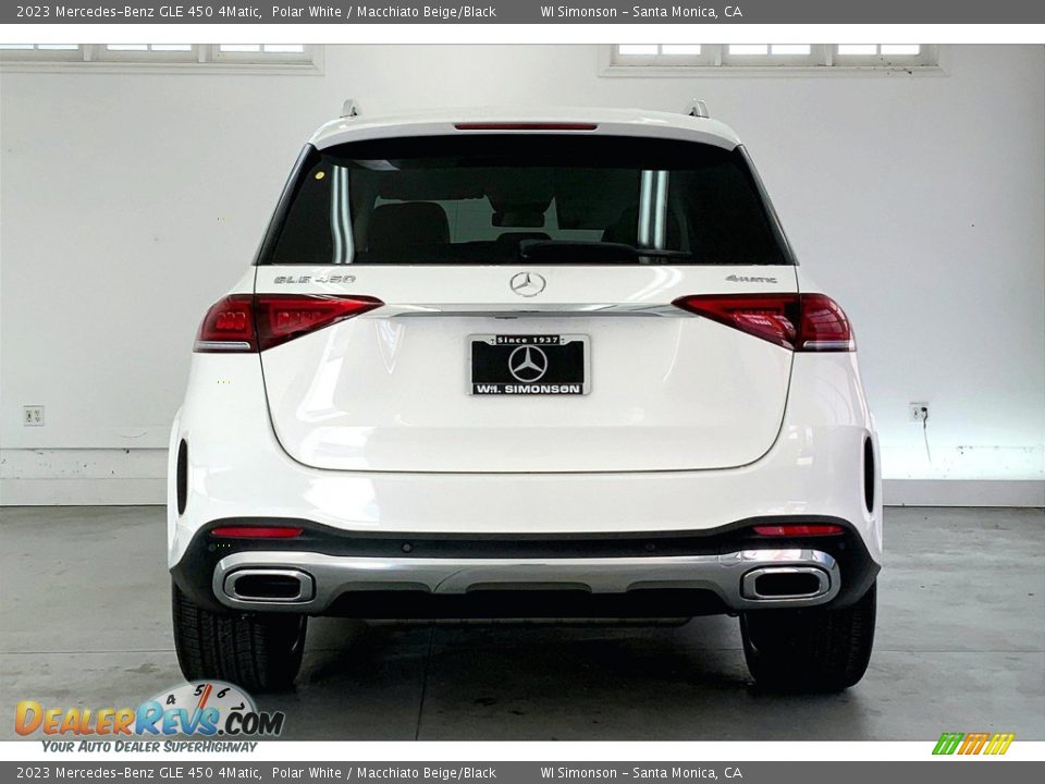 2023 Mercedes-Benz GLE 450 4Matic Polar White / Macchiato Beige/Black Photo #3