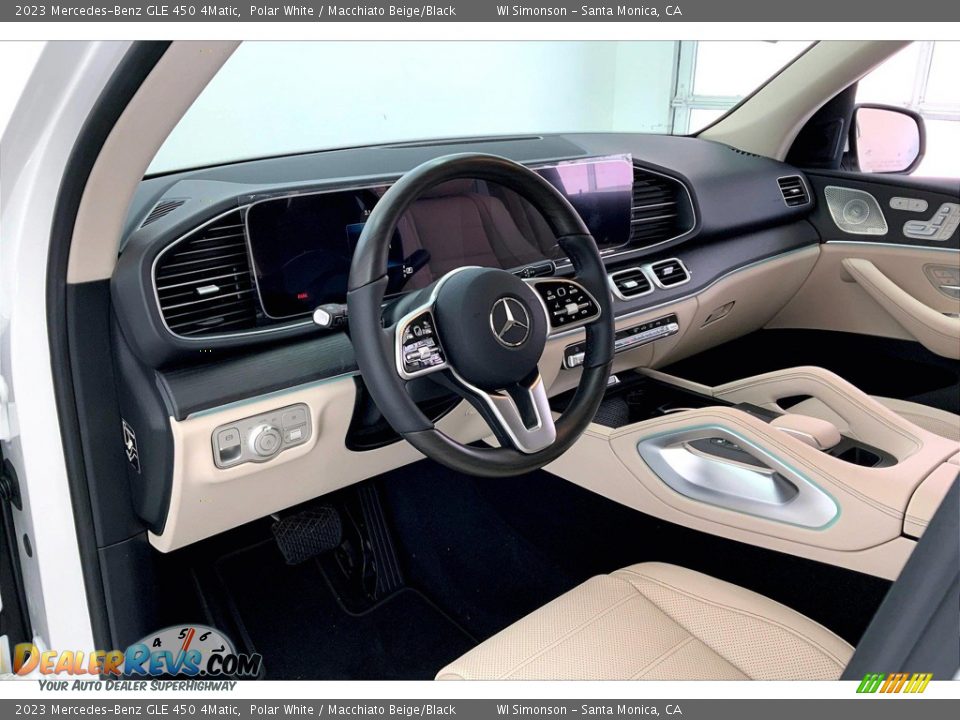 Macchiato Beige/Black Interior - 2023 Mercedes-Benz GLE 450 4Matic Photo #4