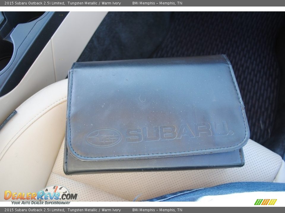 2015 Subaru Outback 2.5i Limited Tungsten Metallic / Warm Ivory Photo #32