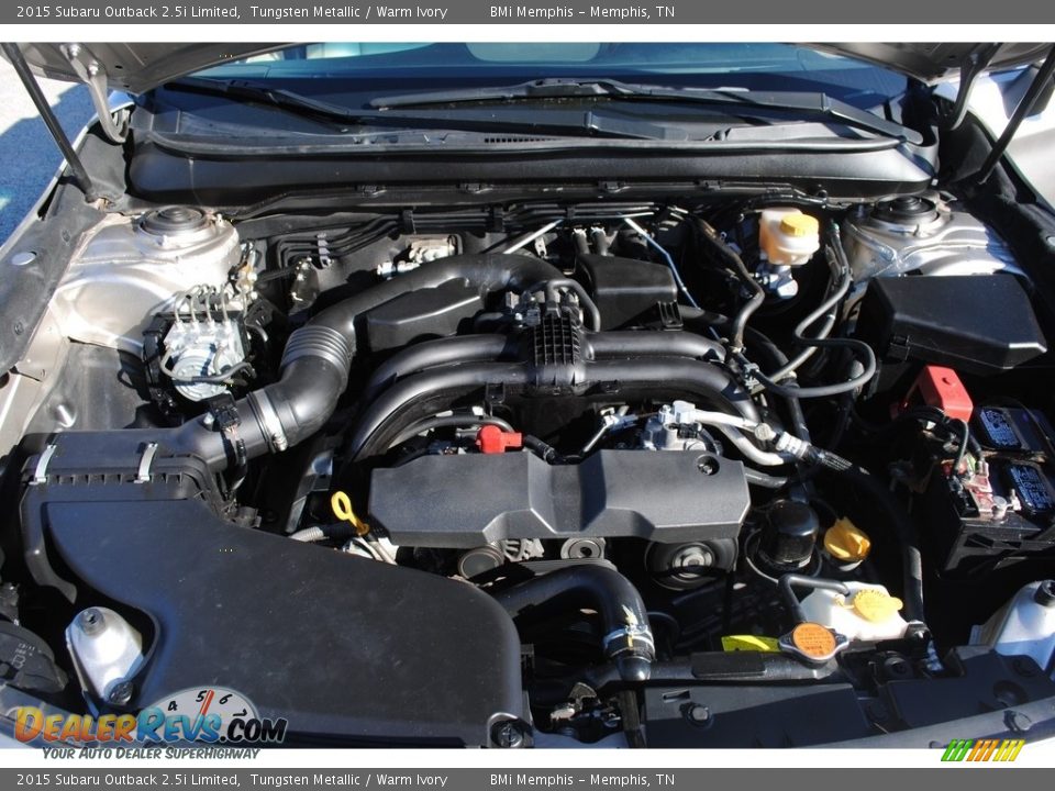 2015 Subaru Outback 2.5i Limited Tungsten Metallic / Warm Ivory Photo #33