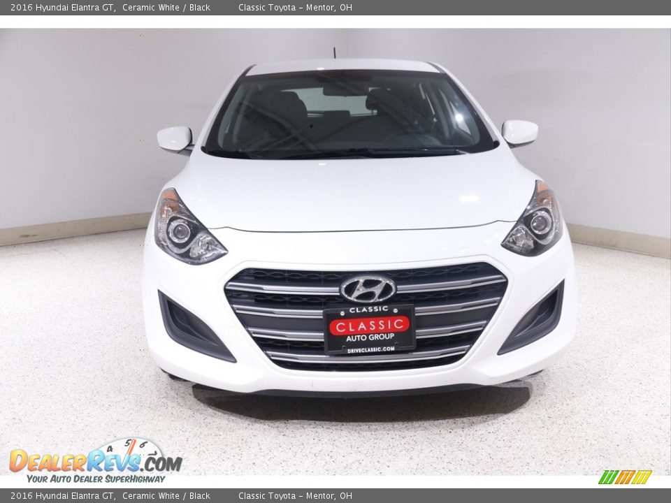 2016 Hyundai Elantra GT Ceramic White / Black Photo #2