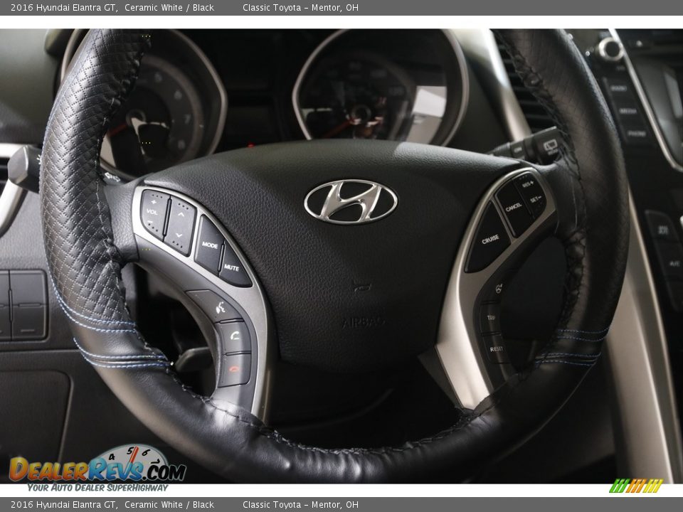 2016 Hyundai Elantra GT Ceramic White / Black Photo #7