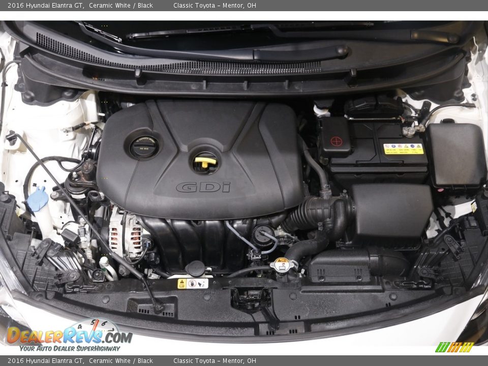 2016 Hyundai Elantra GT Ceramic White / Black Photo #18