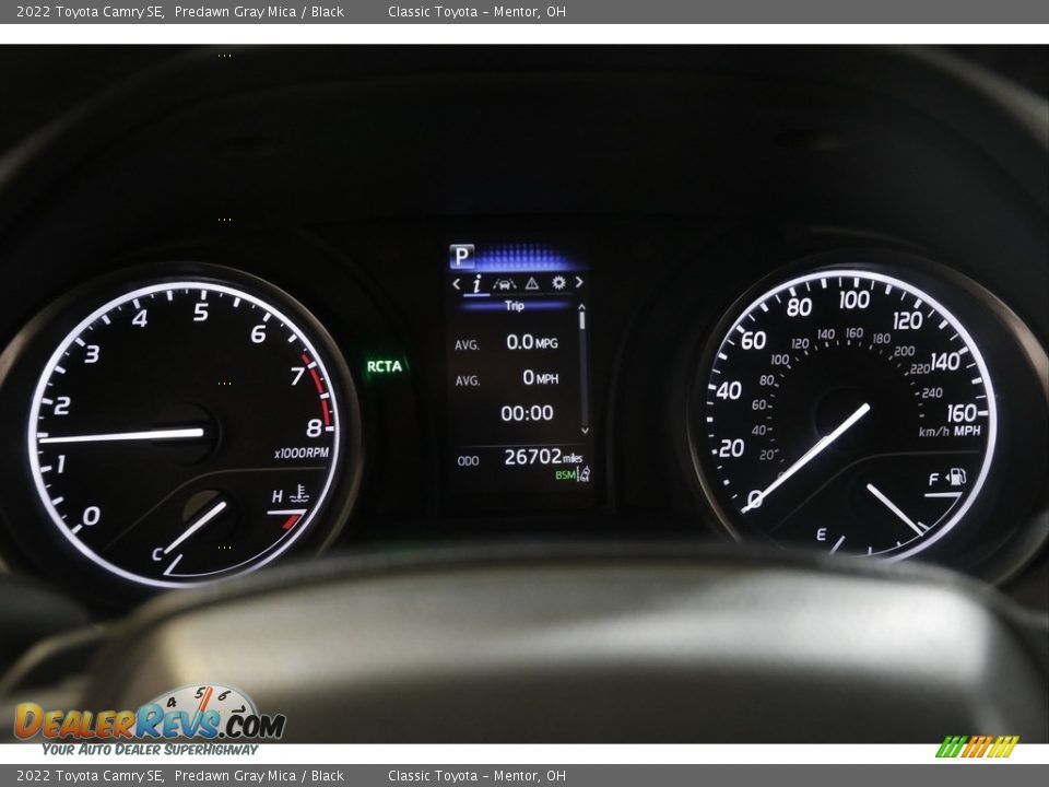 2022 Toyota Camry SE Predawn Gray Mica / Black Photo #8