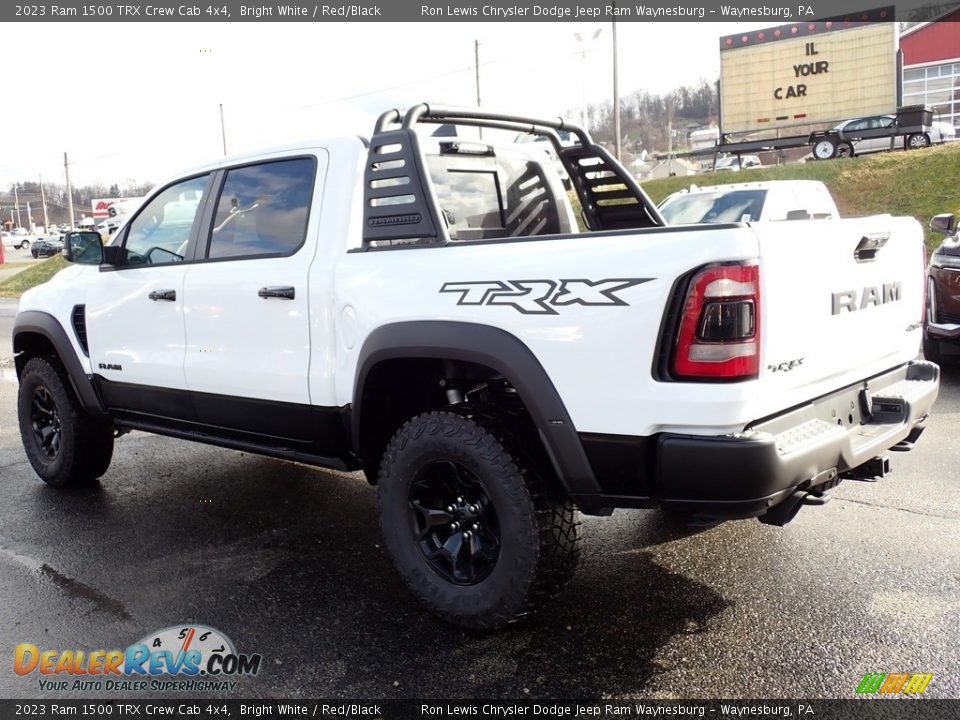 Bright White 2023 Ram 1500 TRX Crew Cab 4x4 Photo #3