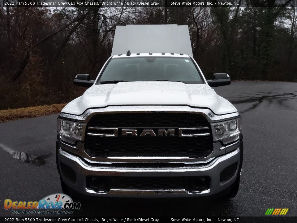 2022 Ram 5500 Tradesman Crew Cab 4x4 Chassis Bright White / Black/Diesel Gray Photo #3