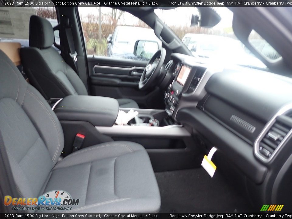 2023 Ram 1500 Big Horn Night Edition Crew Cab 4x4 Granite Crystal Metallic / Black Photo #10