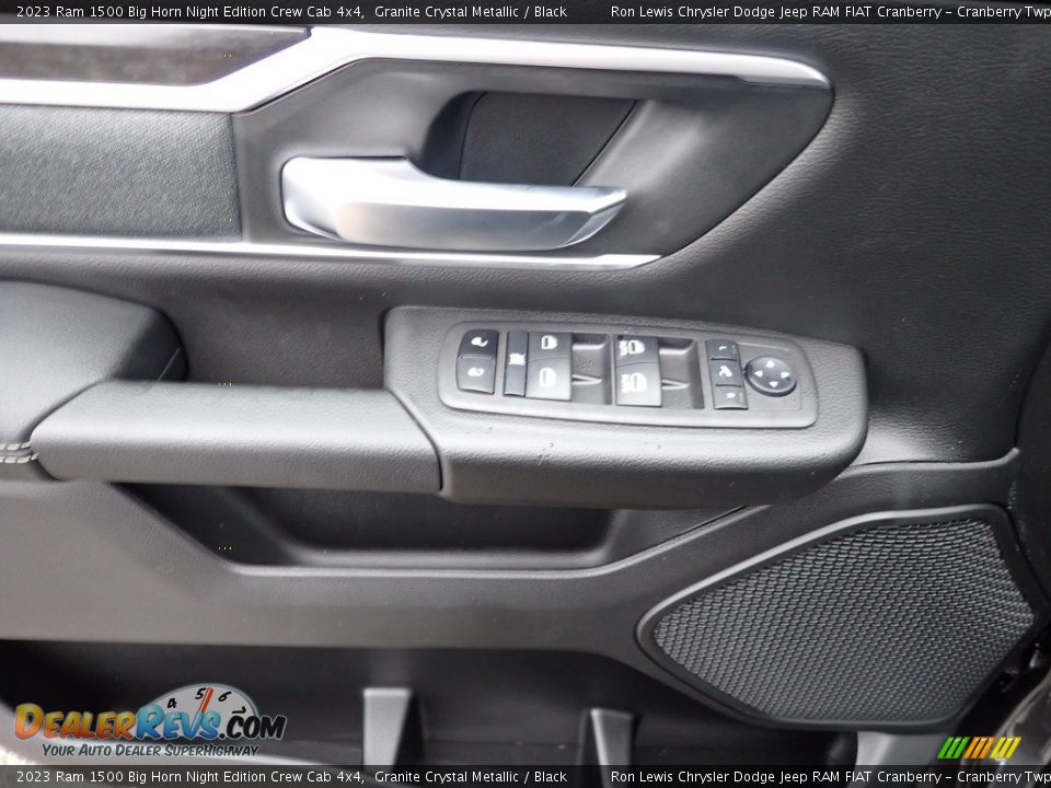 2023 Ram 1500 Big Horn Night Edition Crew Cab 4x4 Granite Crystal Metallic / Black Photo #14