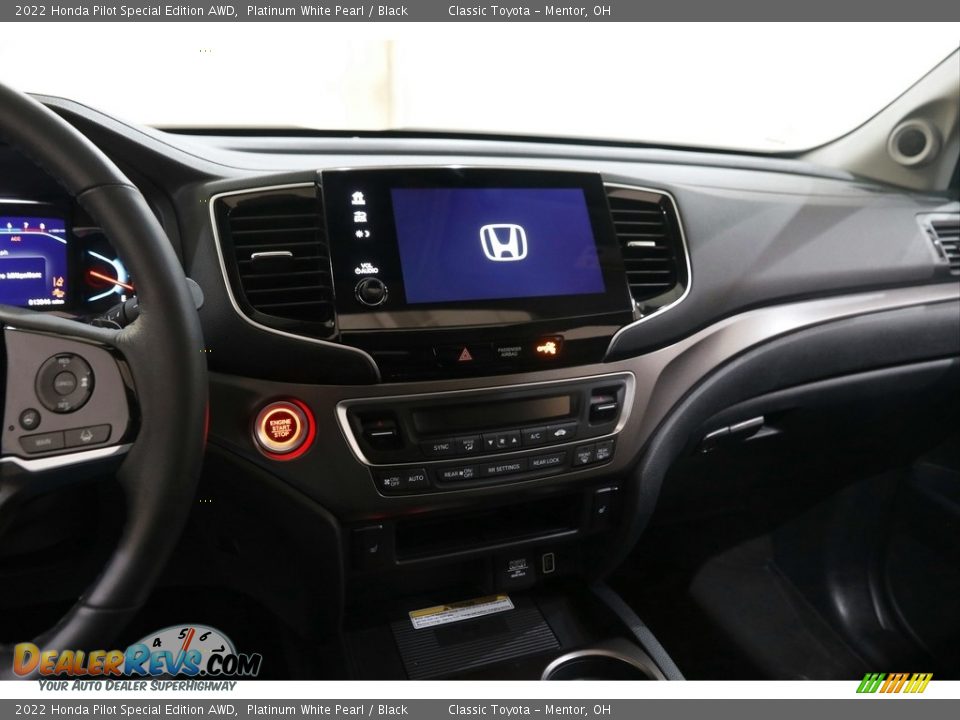 2022 Honda Pilot Special Edition AWD Platinum White Pearl / Black Photo #9