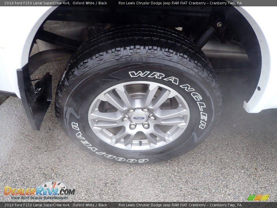 2019 Ford F150 Lariat SuperCrew 4x4 Oxford White / Black Photo #9
