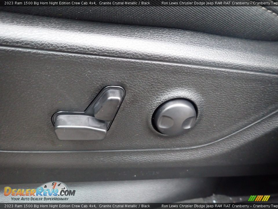 2023 Ram 1500 Big Horn Night Edition Crew Cab 4x4 Granite Crystal Metallic / Black Photo #15