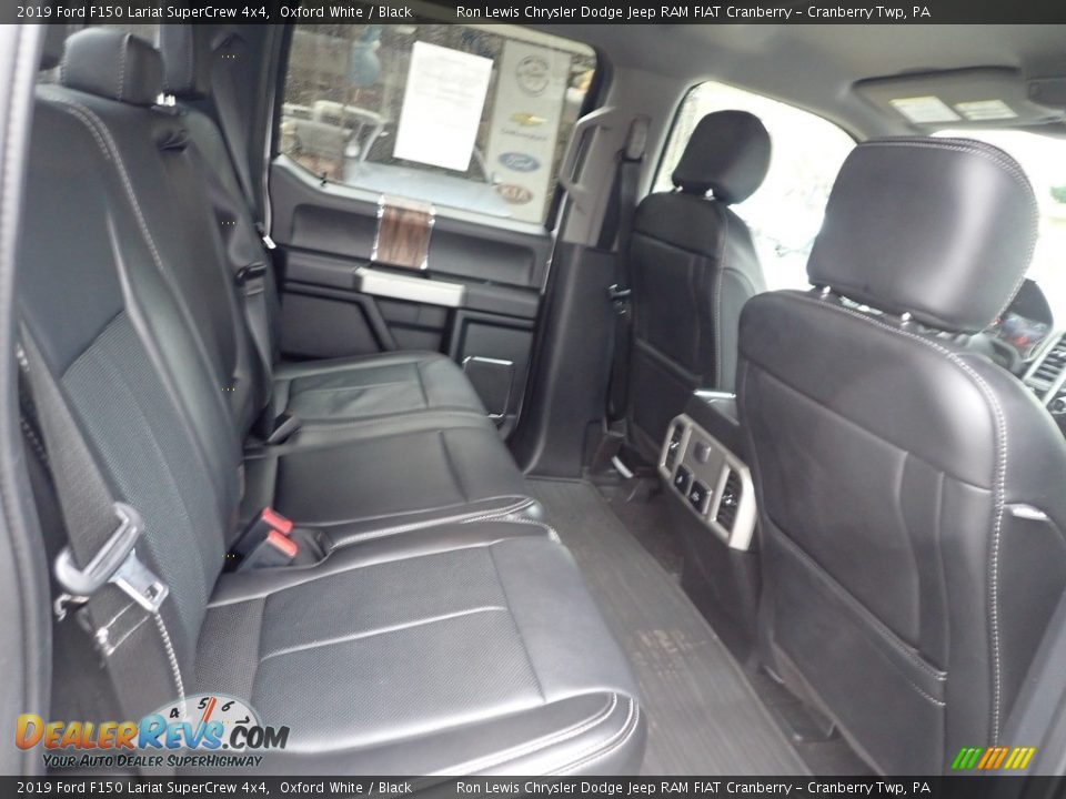 2019 Ford F150 Lariat SuperCrew 4x4 Oxford White / Black Photo #10