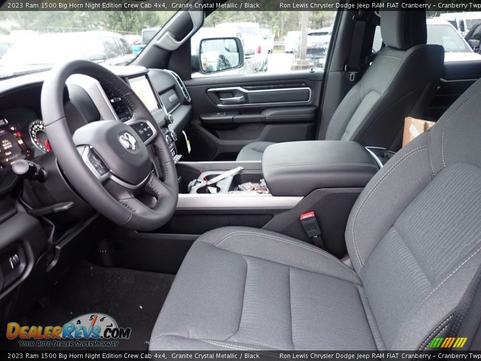 2023 Ram 1500 Big Horn Night Edition Crew Cab 4x4 Granite Crystal Metallic / Black Photo #16