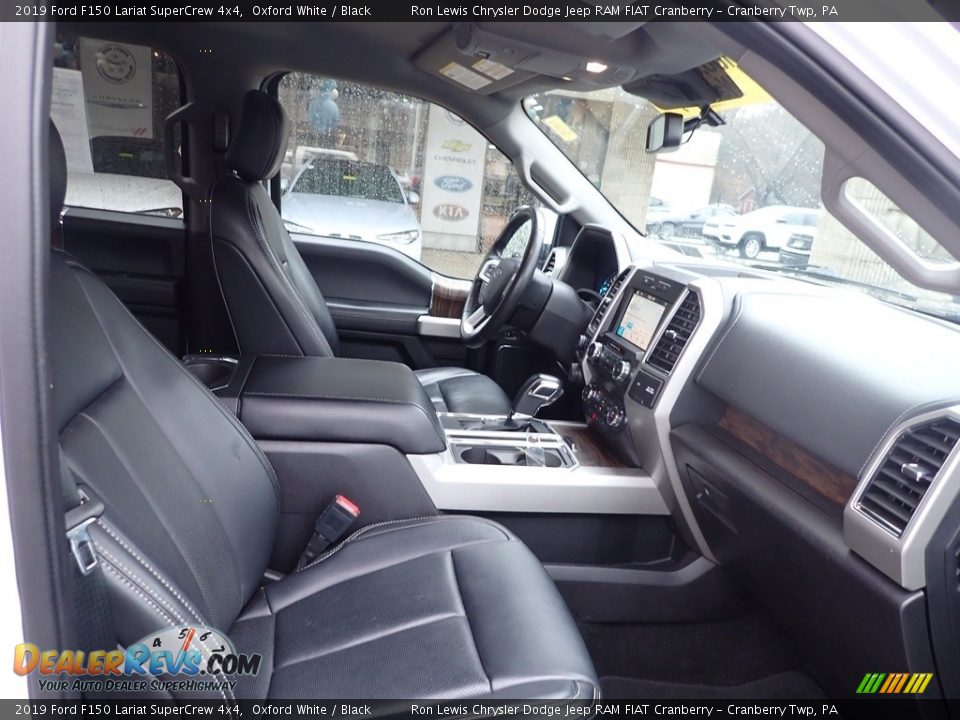 2019 Ford F150 Lariat SuperCrew 4x4 Oxford White / Black Photo #11