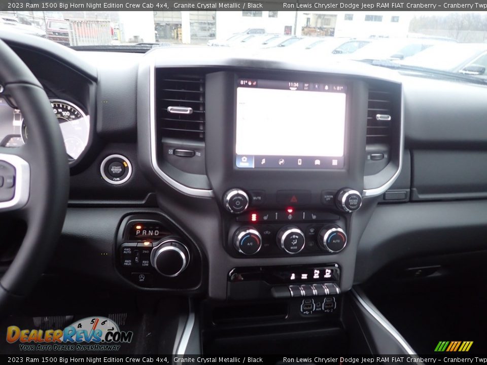 2023 Ram 1500 Big Horn Night Edition Crew Cab 4x4 Granite Crystal Metallic / Black Photo #17