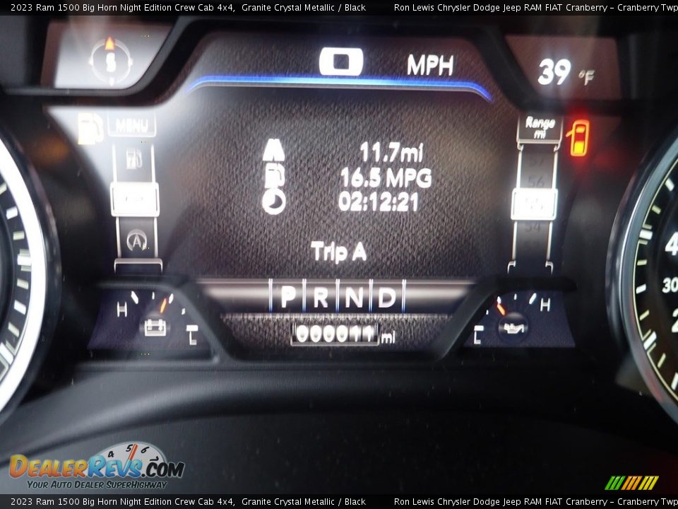 2023 Ram 1500 Big Horn Night Edition Crew Cab 4x4 Granite Crystal Metallic / Black Photo #18