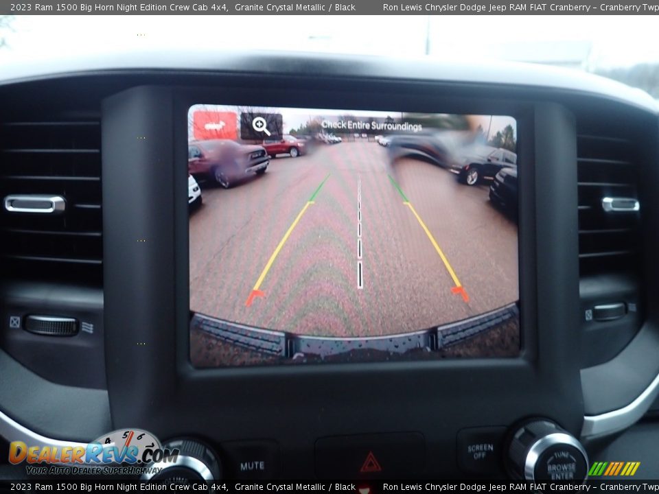 2023 Ram 1500 Big Horn Night Edition Crew Cab 4x4 Granite Crystal Metallic / Black Photo #19