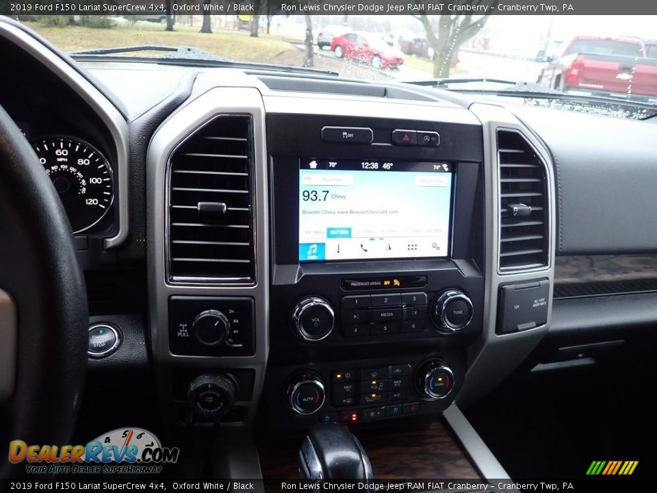 2019 Ford F150 Lariat SuperCrew 4x4 Oxford White / Black Photo #15