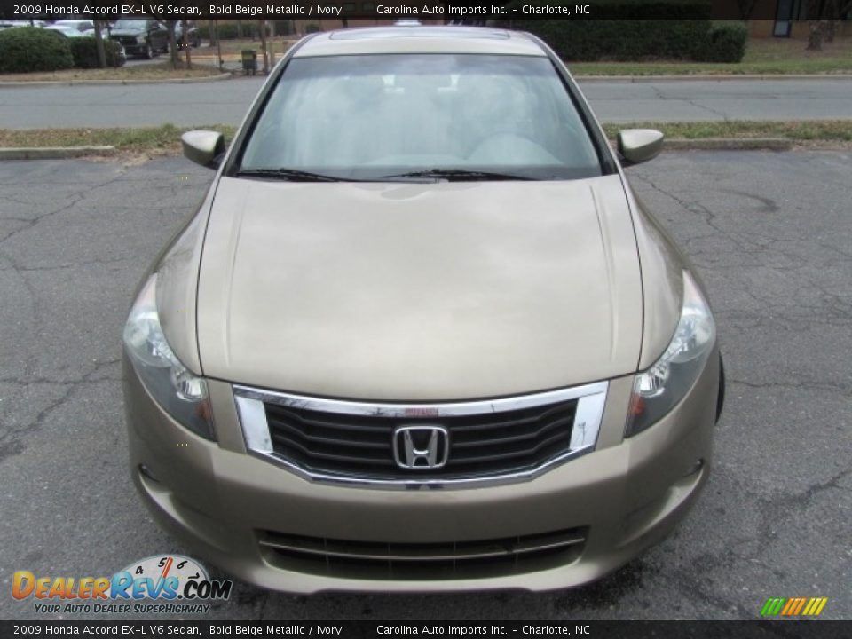 2009 Honda Accord EX-L V6 Sedan Bold Beige Metallic / Ivory Photo #4