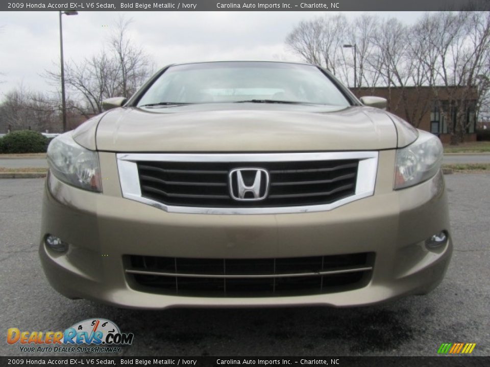 2009 Honda Accord EX-L V6 Sedan Bold Beige Metallic / Ivory Photo #5