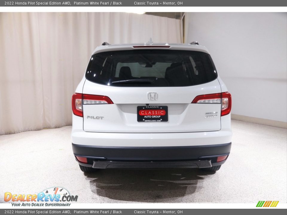 2022 Honda Pilot Special Edition AWD Platinum White Pearl / Black Photo #22