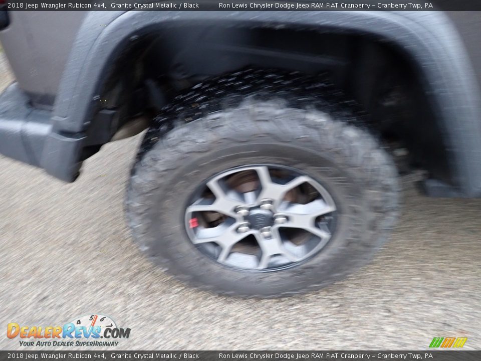 2018 Jeep Wrangler Rubicon 4x4 Granite Crystal Metallic / Black Photo #5