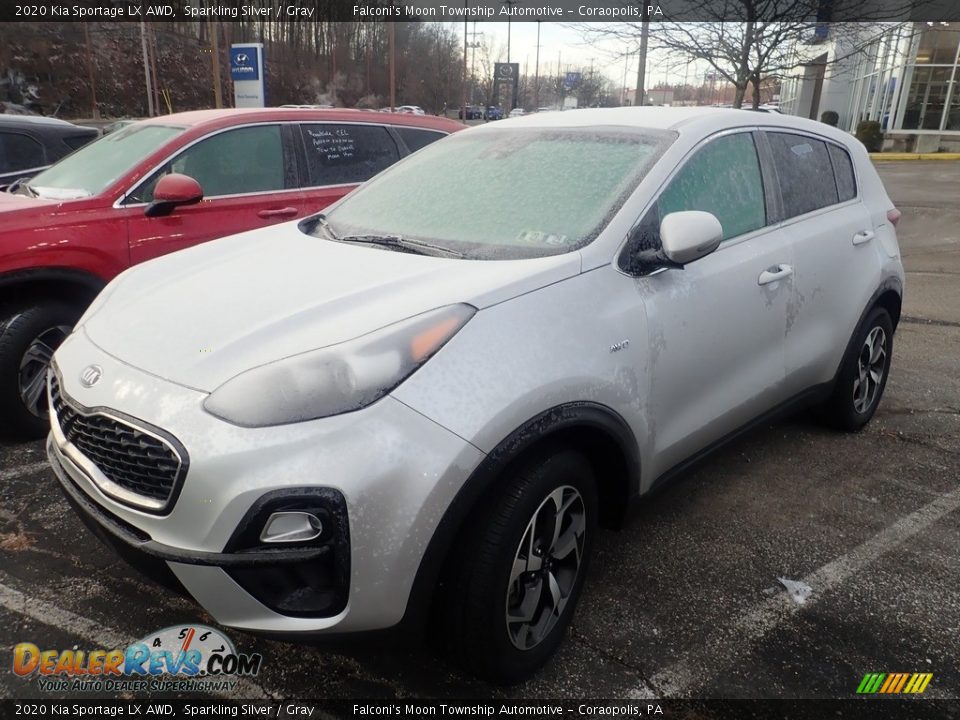 2020 Kia Sportage LX AWD Sparkling Silver / Gray Photo #1