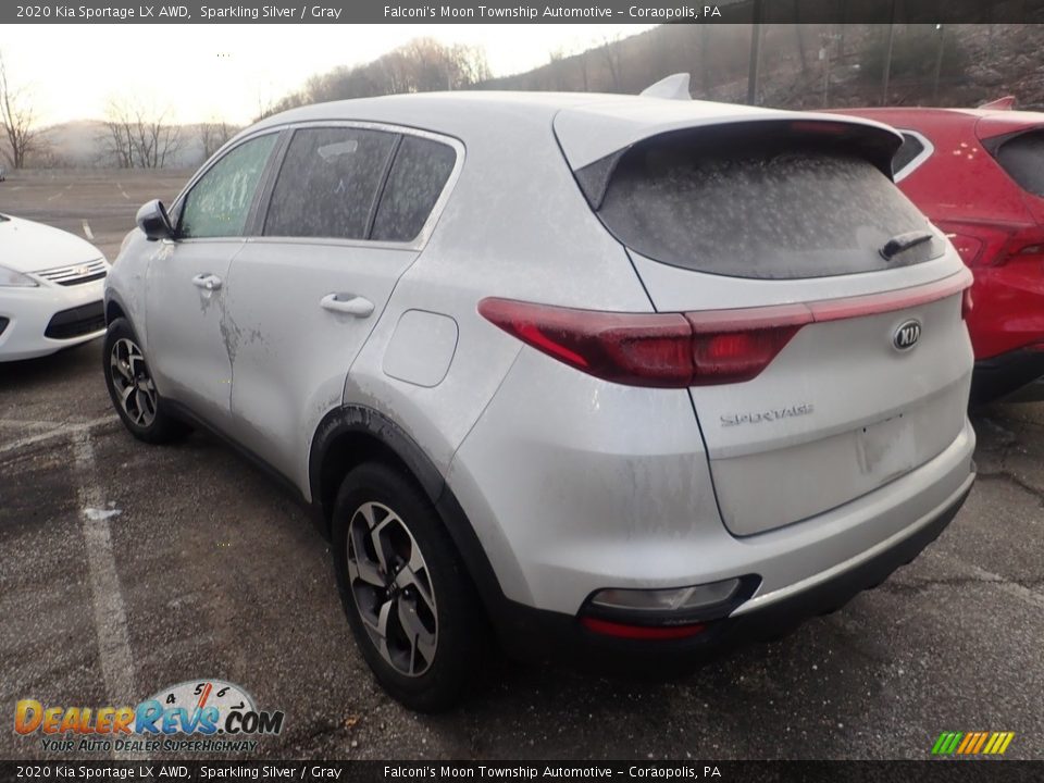 2020 Kia Sportage LX AWD Sparkling Silver / Gray Photo #2