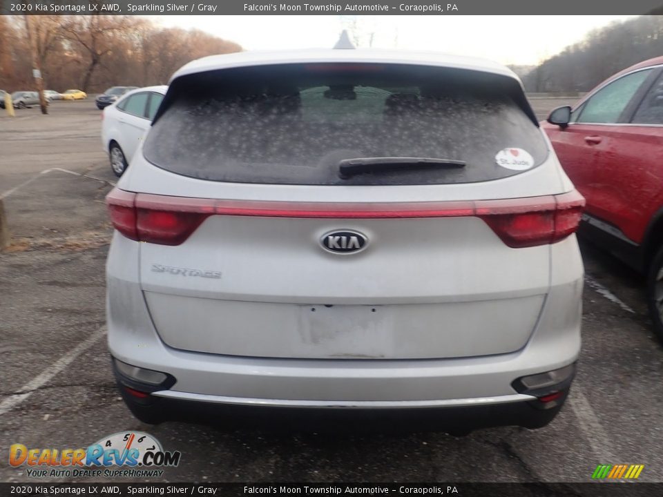 2020 Kia Sportage LX AWD Sparkling Silver / Gray Photo #3