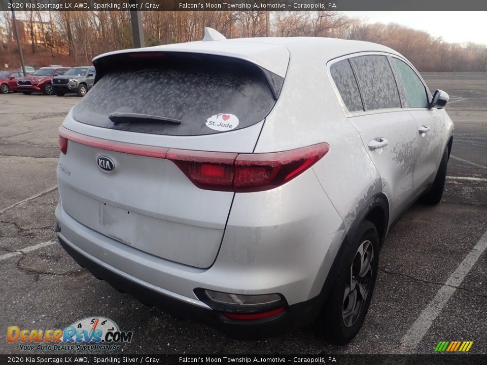 2020 Kia Sportage LX AWD Sparkling Silver / Gray Photo #4