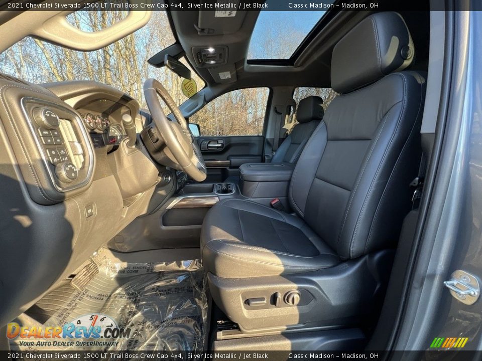 2021 Chevrolet Silverado 1500 LT Trail Boss Crew Cab 4x4 Silver Ice Metallic / Jet Black Photo #6