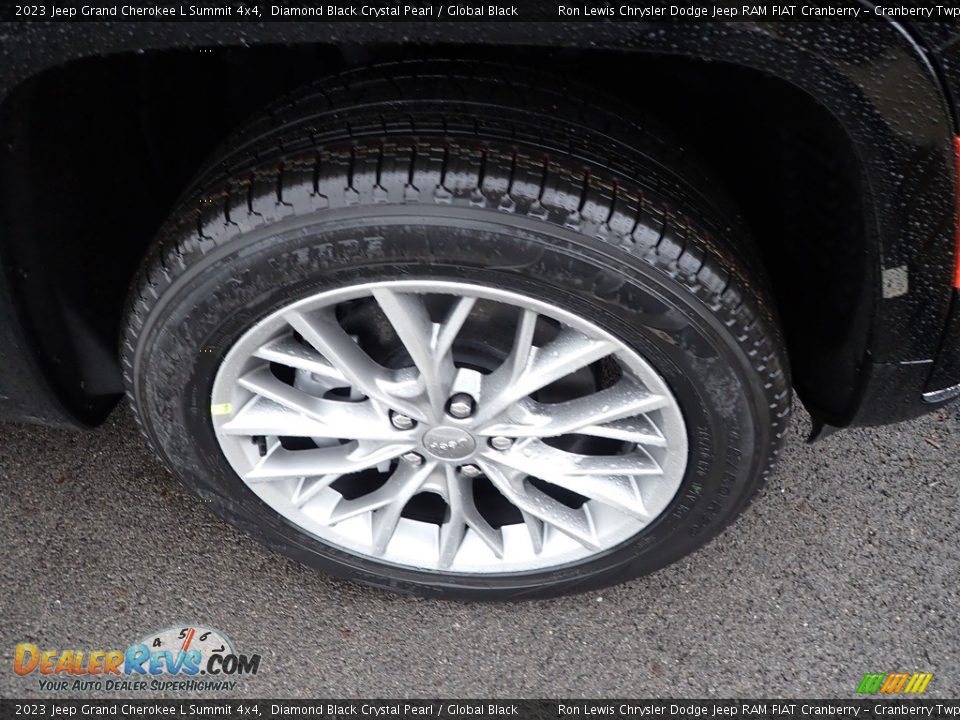 2023 Jeep Grand Cherokee L Summit 4x4 Diamond Black Crystal Pearl / Global Black Photo #8