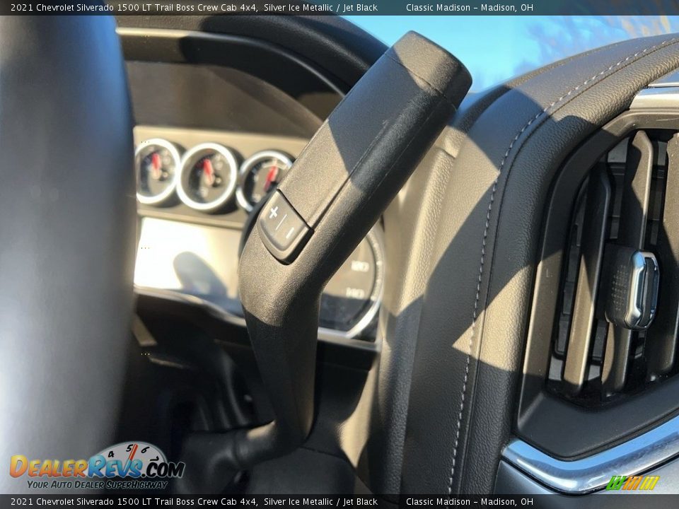2021 Chevrolet Silverado 1500 LT Trail Boss Crew Cab 4x4 Silver Ice Metallic / Jet Black Photo #14