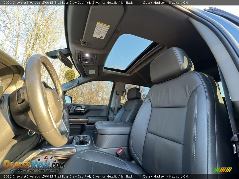 2021 Chevrolet Silverado 1500 LT Trail Boss Crew Cab 4x4 Silver Ice Metallic / Jet Black Photo #16