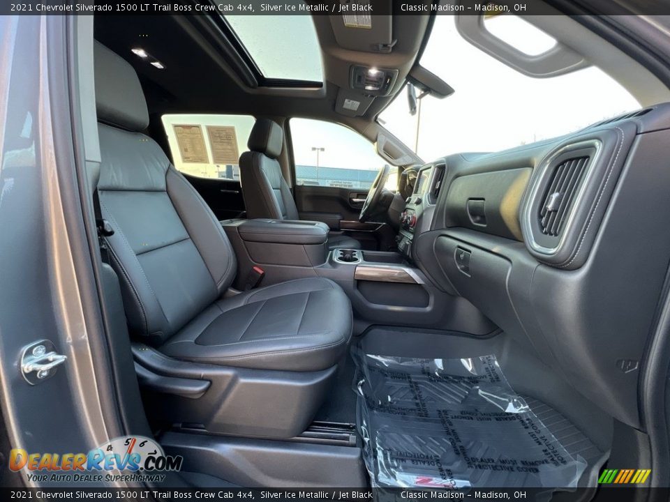 2021 Chevrolet Silverado 1500 LT Trail Boss Crew Cab 4x4 Silver Ice Metallic / Jet Black Photo #19