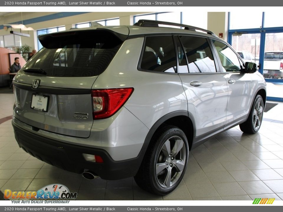 2020 Honda Passport Touring AWD Lunar Silver Metallic / Black Photo #7