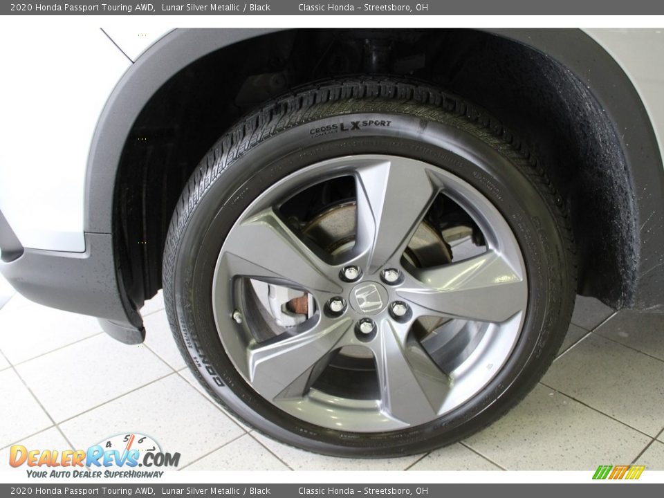2020 Honda Passport Touring AWD Lunar Silver Metallic / Black Photo #12