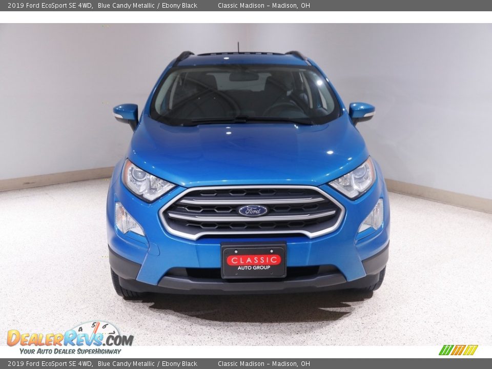 2019 Ford EcoSport SE 4WD Blue Candy Metallic / Ebony Black Photo #2