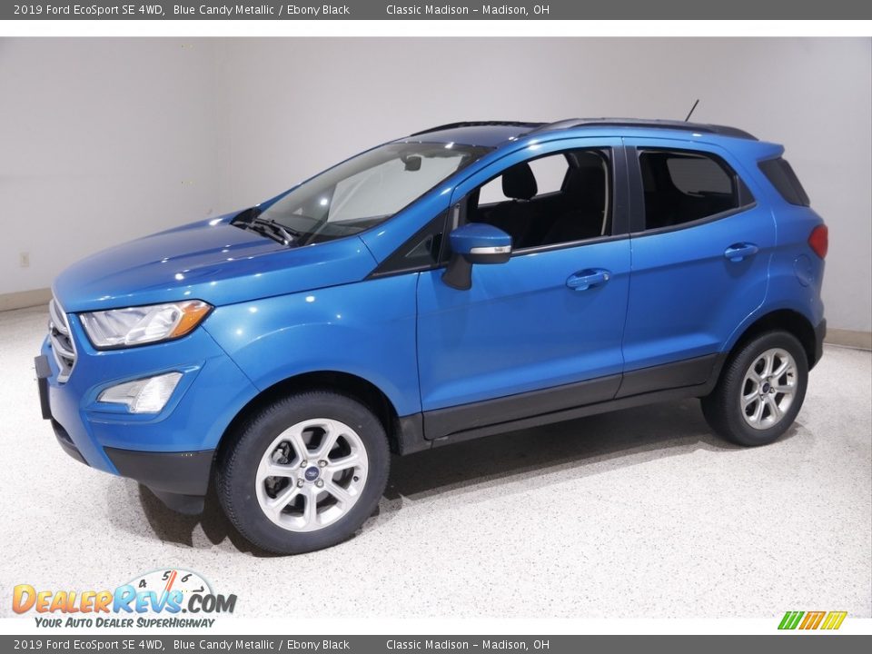 2019 Ford EcoSport SE 4WD Blue Candy Metallic / Ebony Black Photo #3