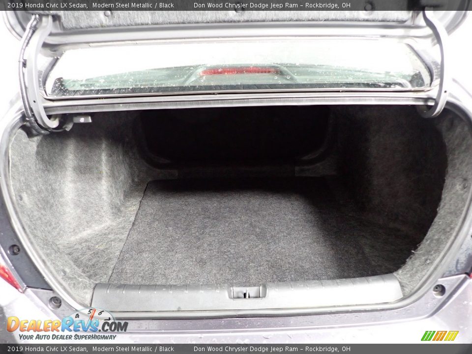 2019 Honda Civic LX Sedan Modern Steel Metallic / Black Photo #9