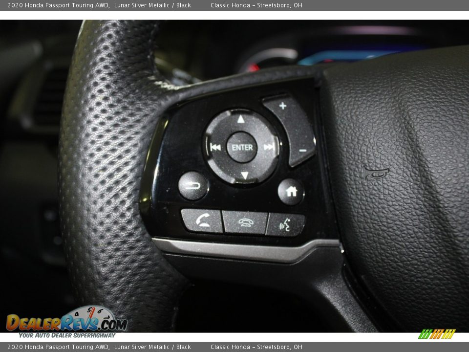 2020 Honda Passport Touring AWD Lunar Silver Metallic / Black Photo #31
