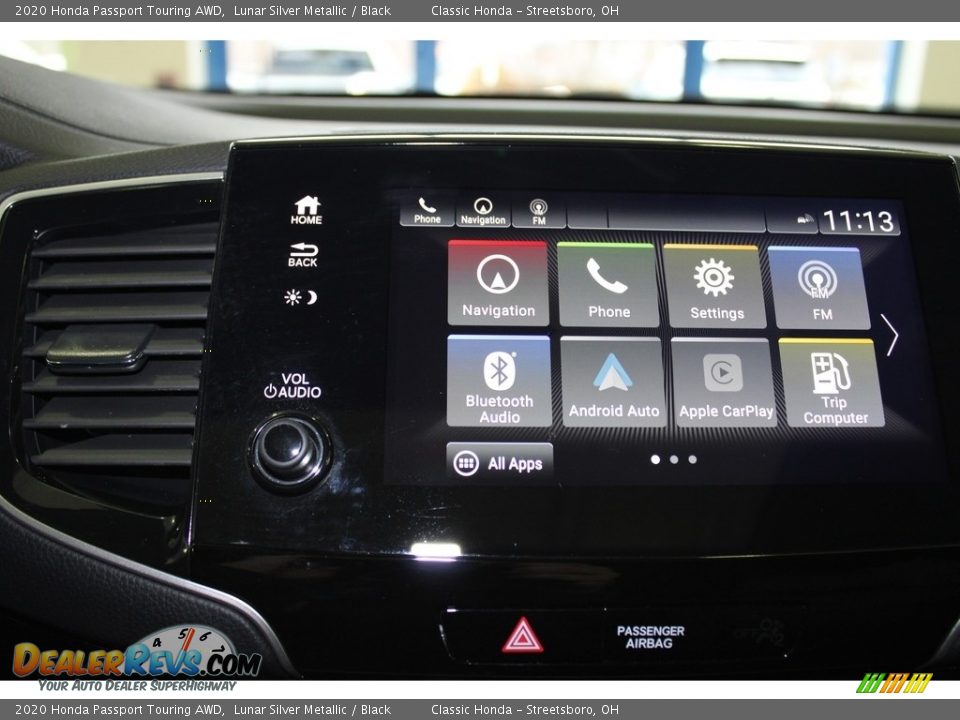 2020 Honda Passport Touring AWD Lunar Silver Metallic / Black Photo #36
